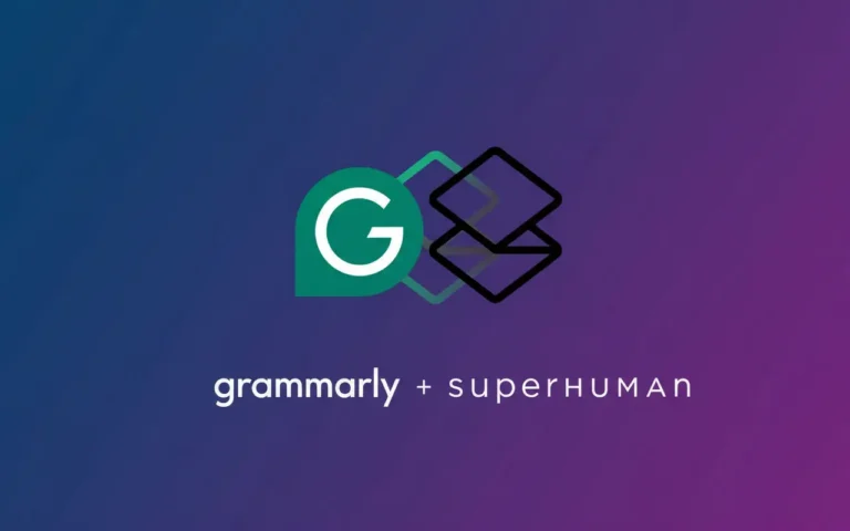 Grammarly and Superhuman logos with visual fusion representing the rebranding and consolidation of AI productivity platforms