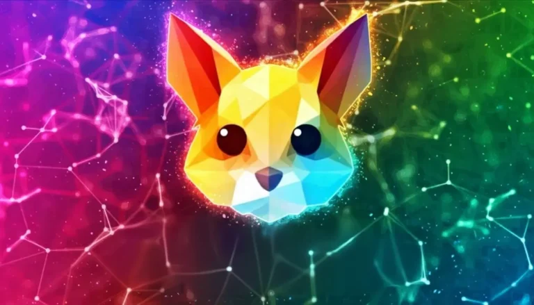 Pika Labs logo with colorful geometric pika mascot on vibrant gradient background showcasing AI video generation technology